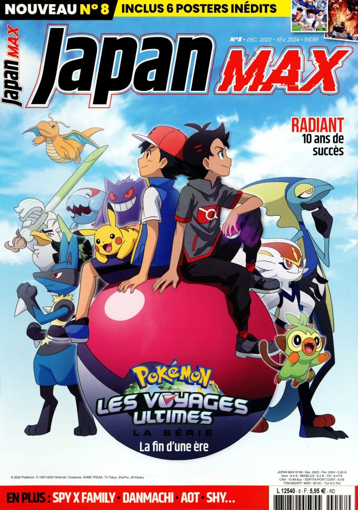 Numéro 8 magazine Japan Max