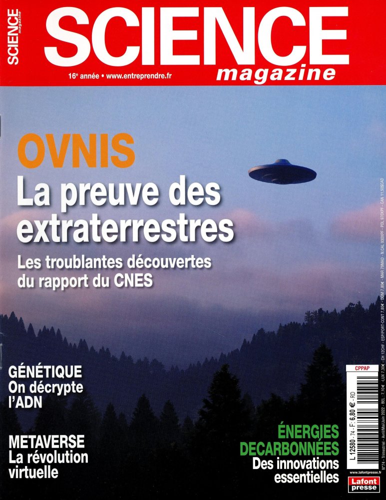 Numéro 74 magazine Science Magazine