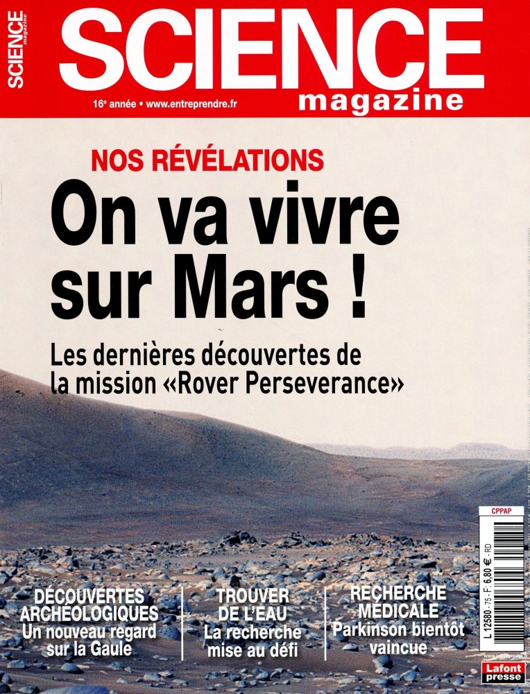 Numéro 75 magazine Science Magazine