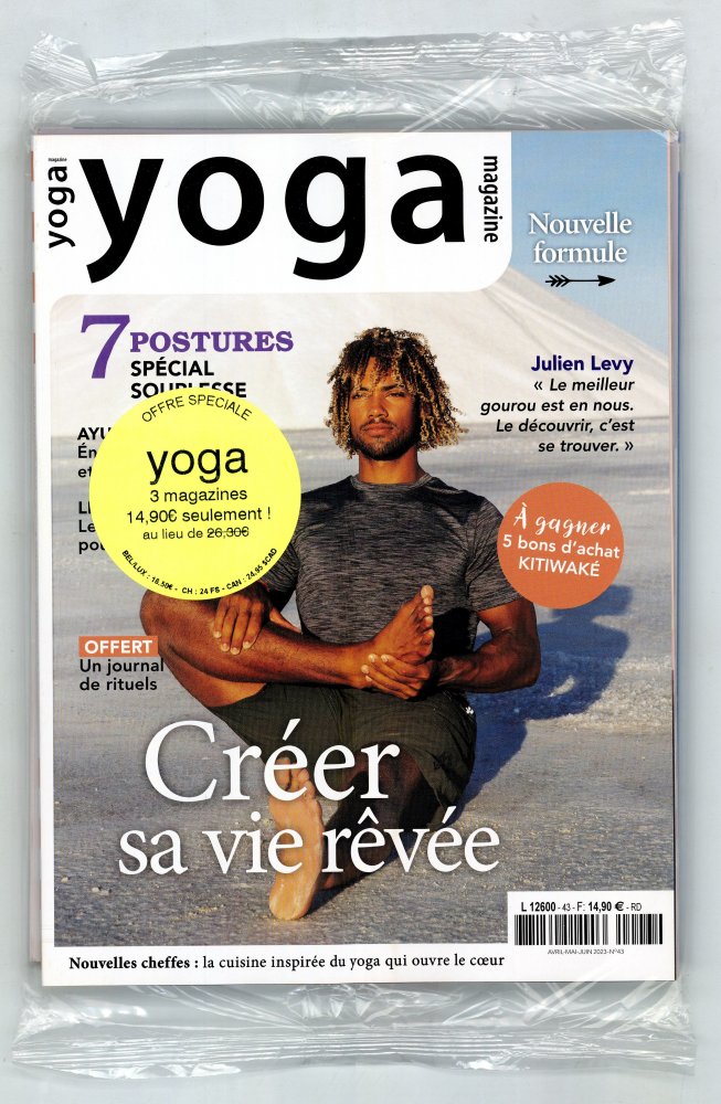 Numéro 43 magazine Yoga Magazine 3 Numéros