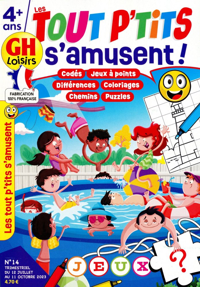 Numéro 14 magazine GH Les Tout P'Tits S'Amusent ! 4 ans et +