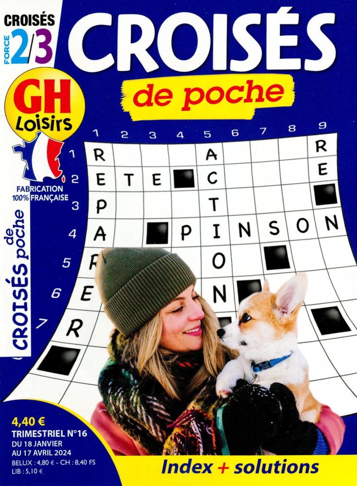 Numéro 16 magazine GH Loisirs Croisés De Poche Niv 2/3
