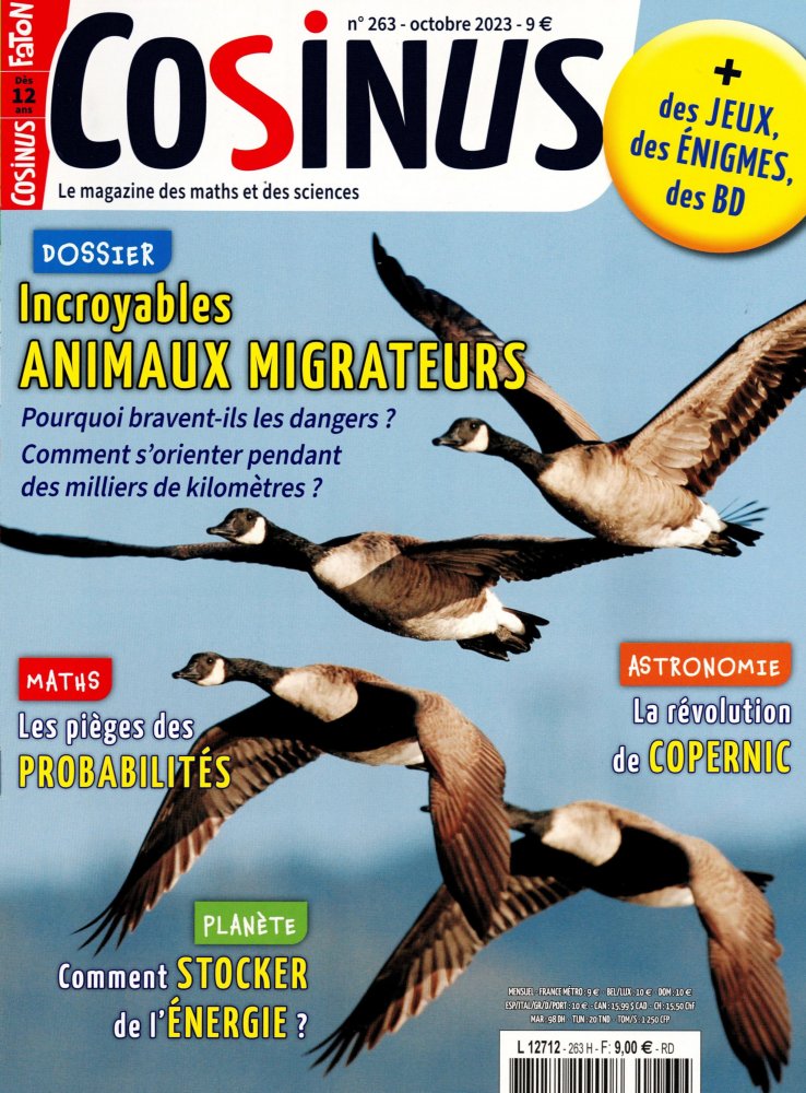 Numéro 263 magazine Cosinus
