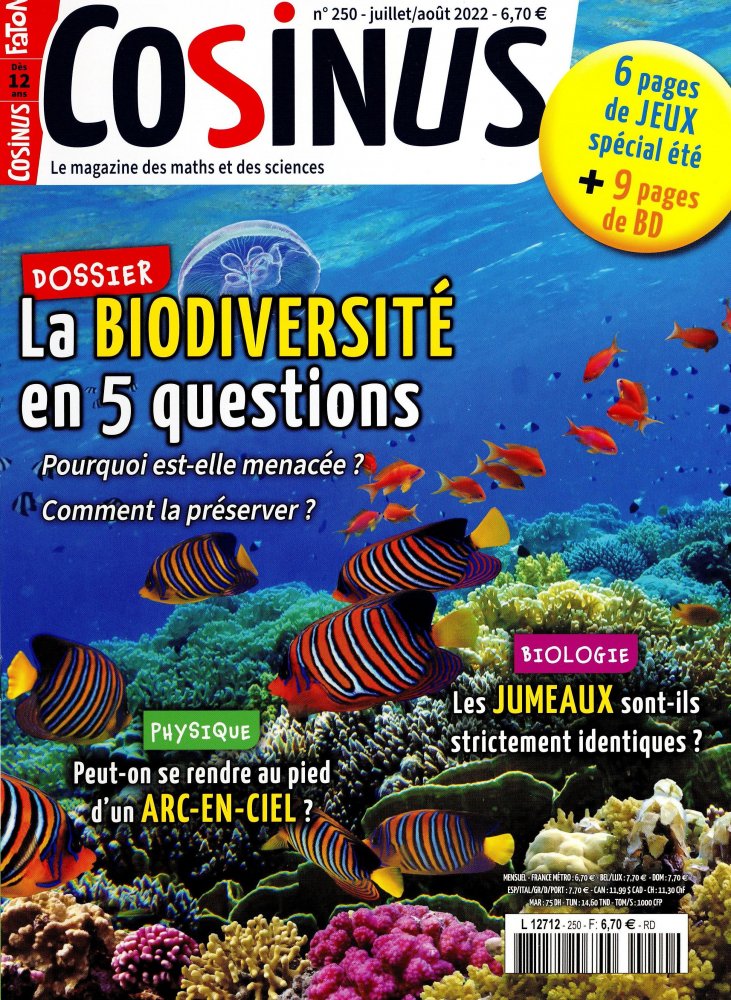 Numéro 250 magazine Cosinus