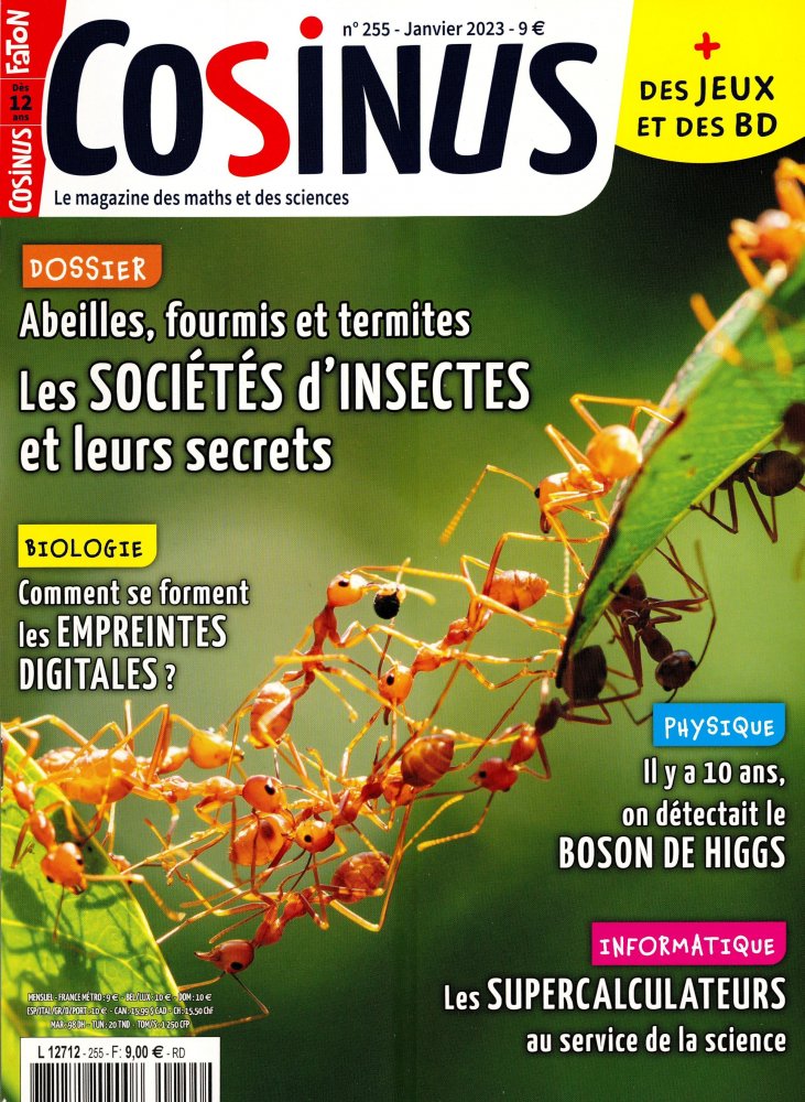 Numéro 255 magazine Cosinus