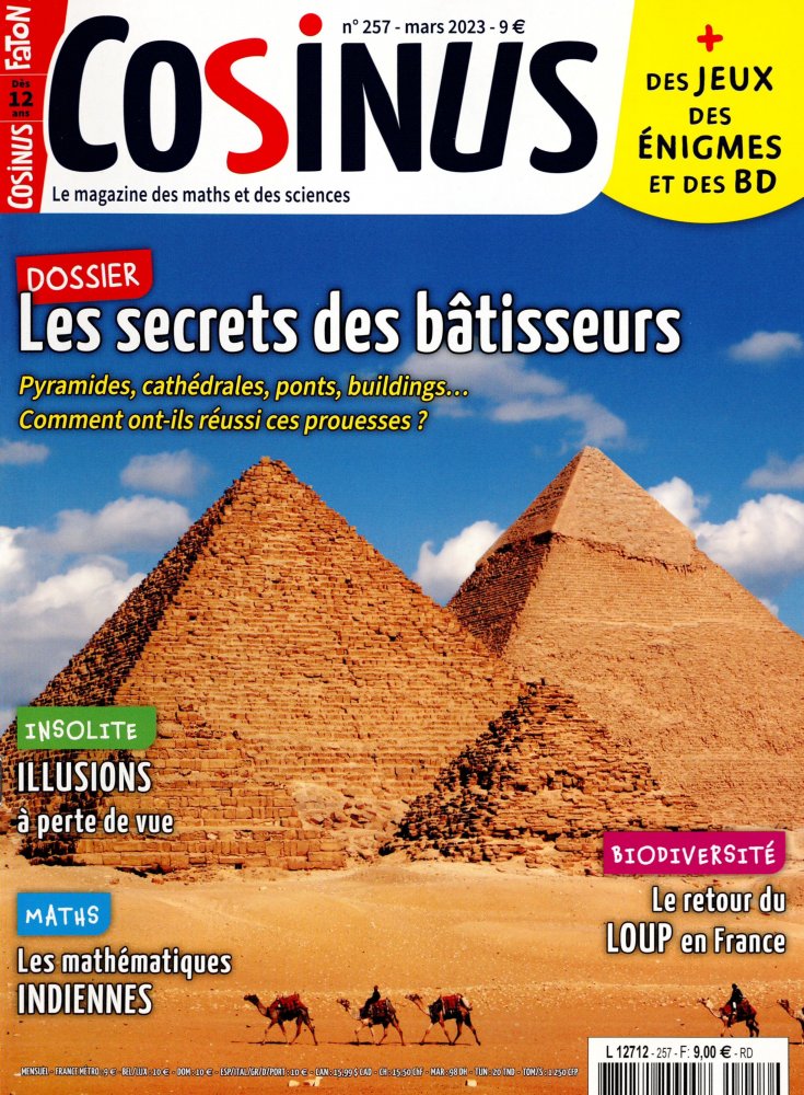 Numéro 257 magazine Cosinus