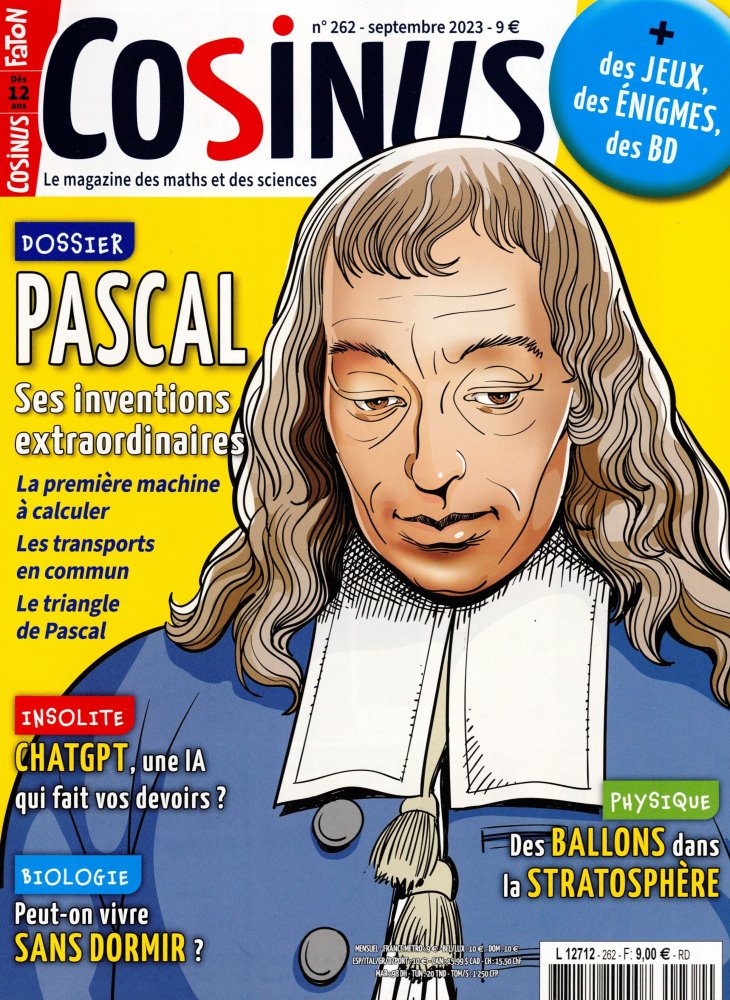 Numéro 262 magazine Cosinus