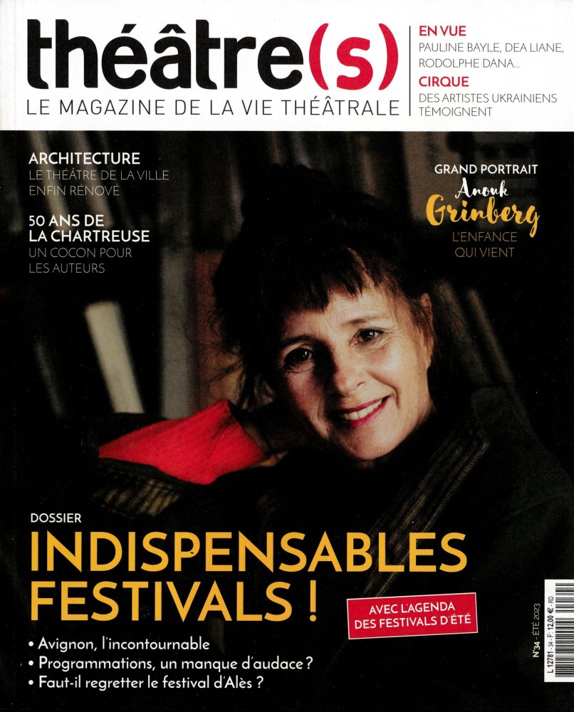Numéro 34 magazine Théâtre(s)
