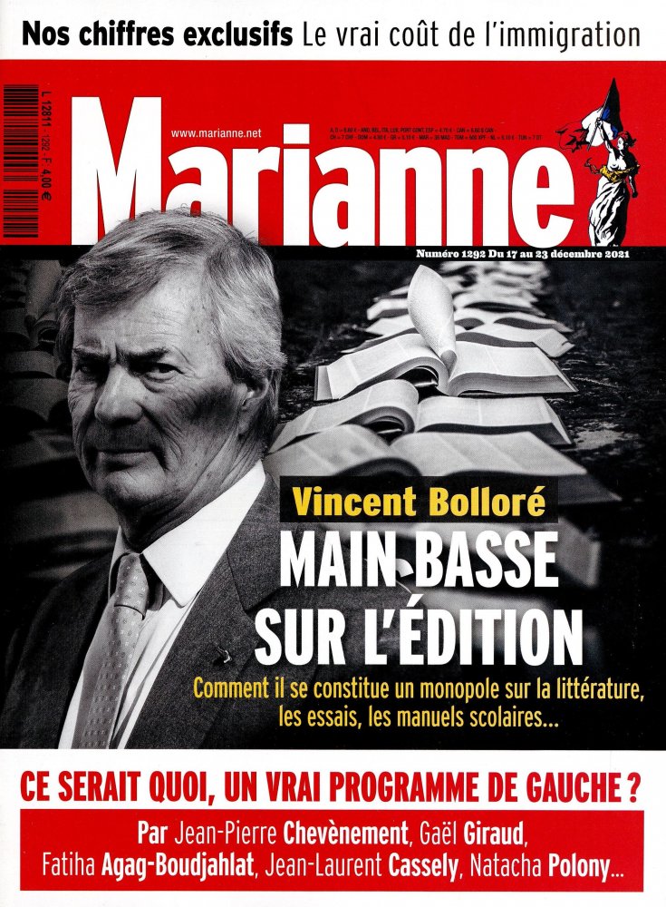 Numéro 1292 magazine Marianne