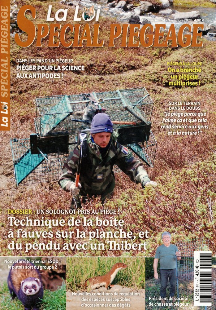 Numéro 61 magazine Nos Chasses Hors-Série Spécial Pièges
