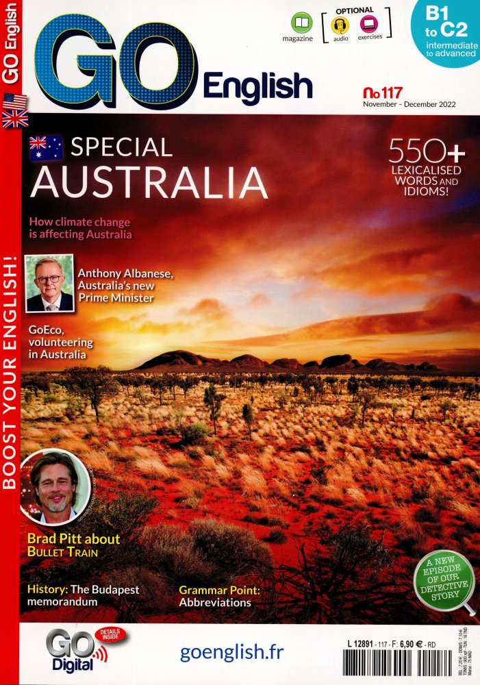 Numéro 117 magazine Go English