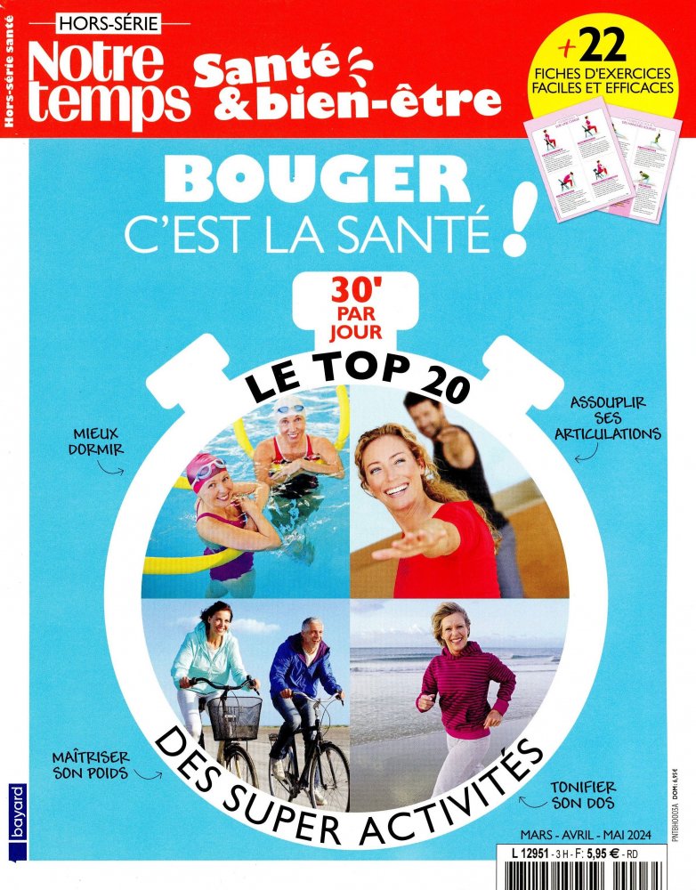 Numéro 3 magazine Notre Temps - Santé & bien-être Hors-série