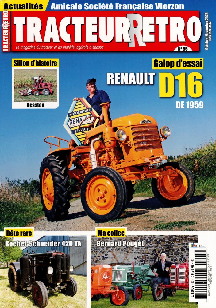 Numéro 95 magazine Tracteur Rétro