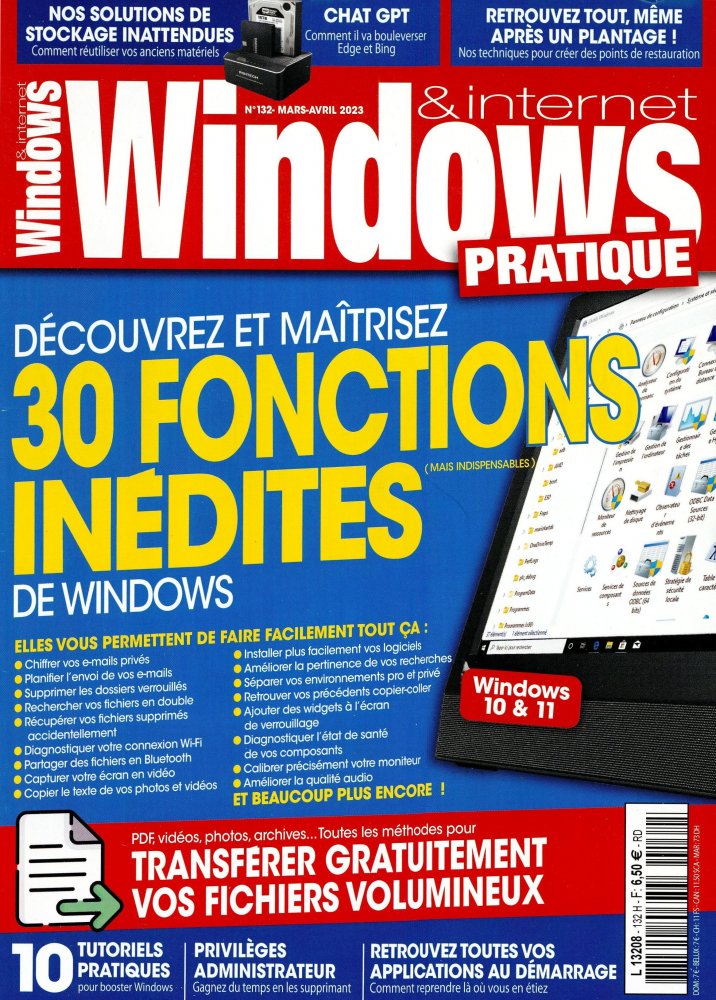 Numéro 132 magazine Windows & Internet Pratique
