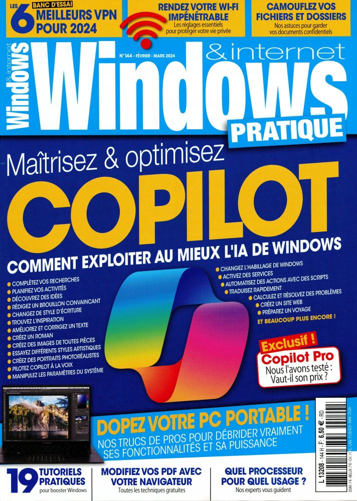 Numéro 144 magazine Windows & Internet Pratique