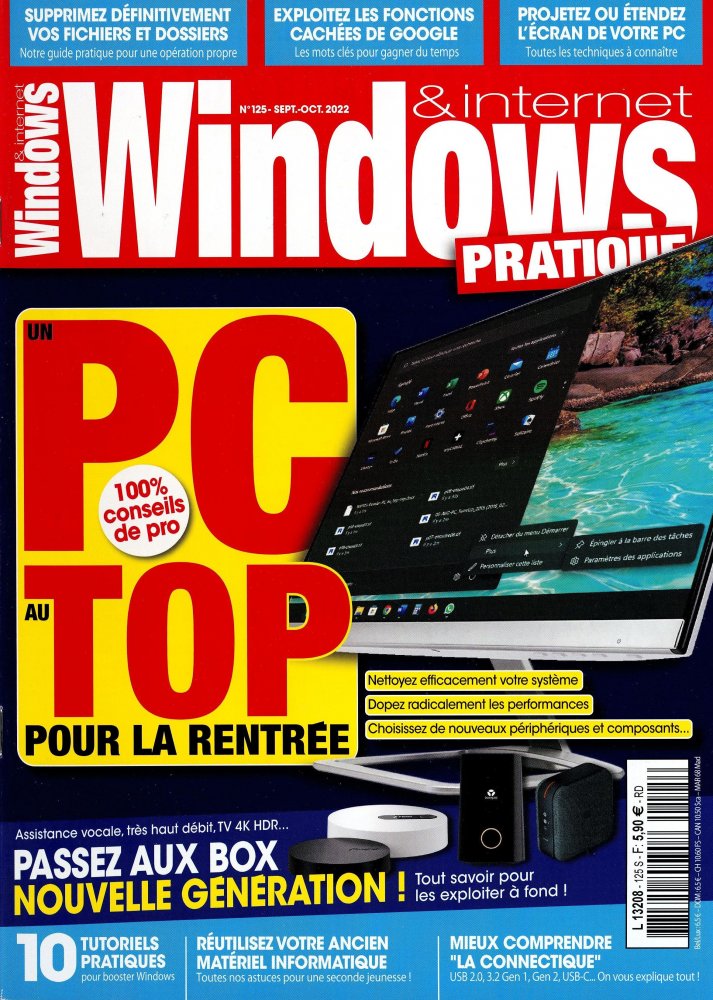Numéro 125 magazine Windows & Internet Pratique