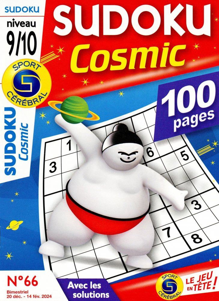 Numéro 66 magazine SC Sudoku Cosmic Niv 9-10