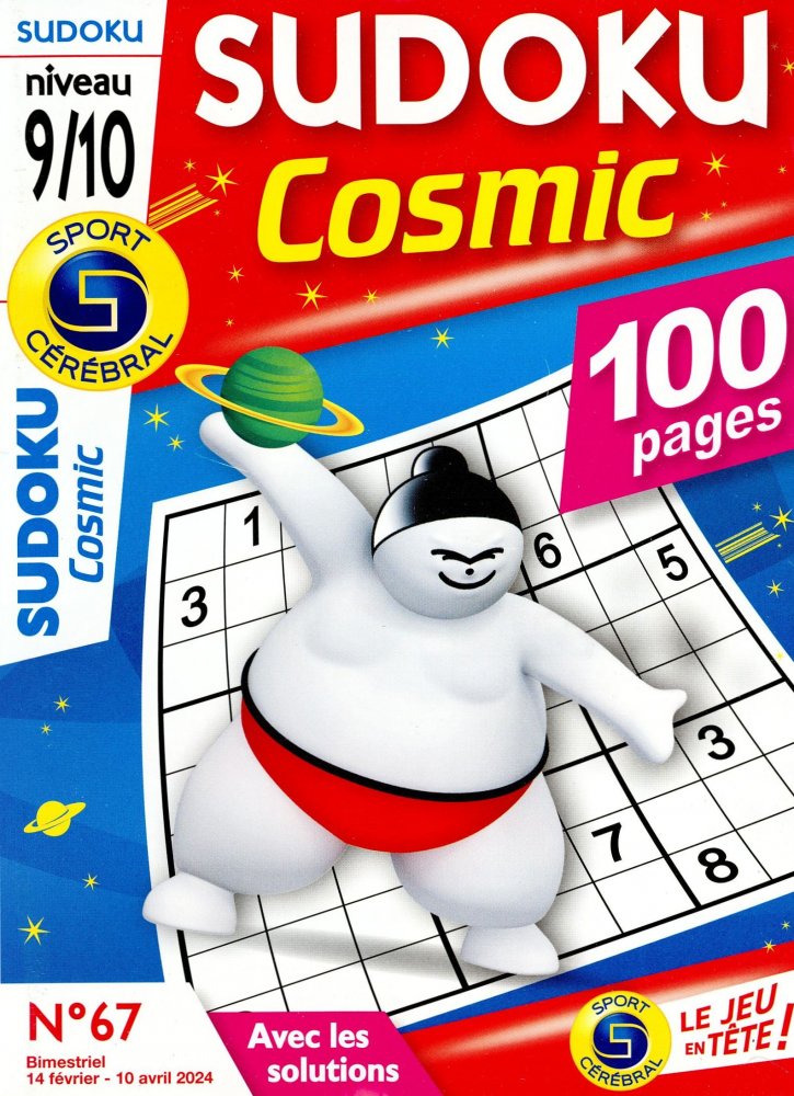 Numéro 67 magazine SC Sudoku Cosmic Niv 9-10