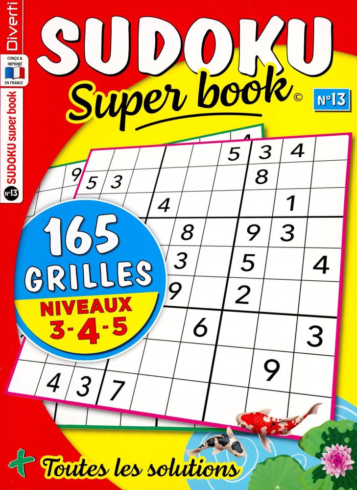 Numéro 13 magazine DIVERTI Sudoku Super Book