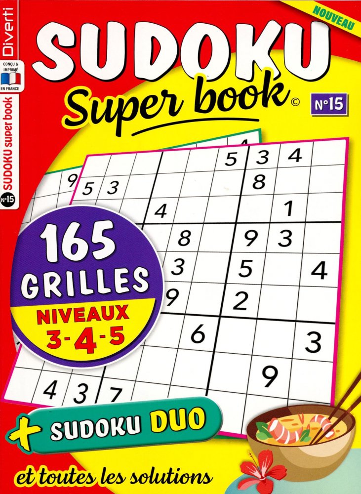 Numéro 15 magazine DIVERTI Sudoku Super Book