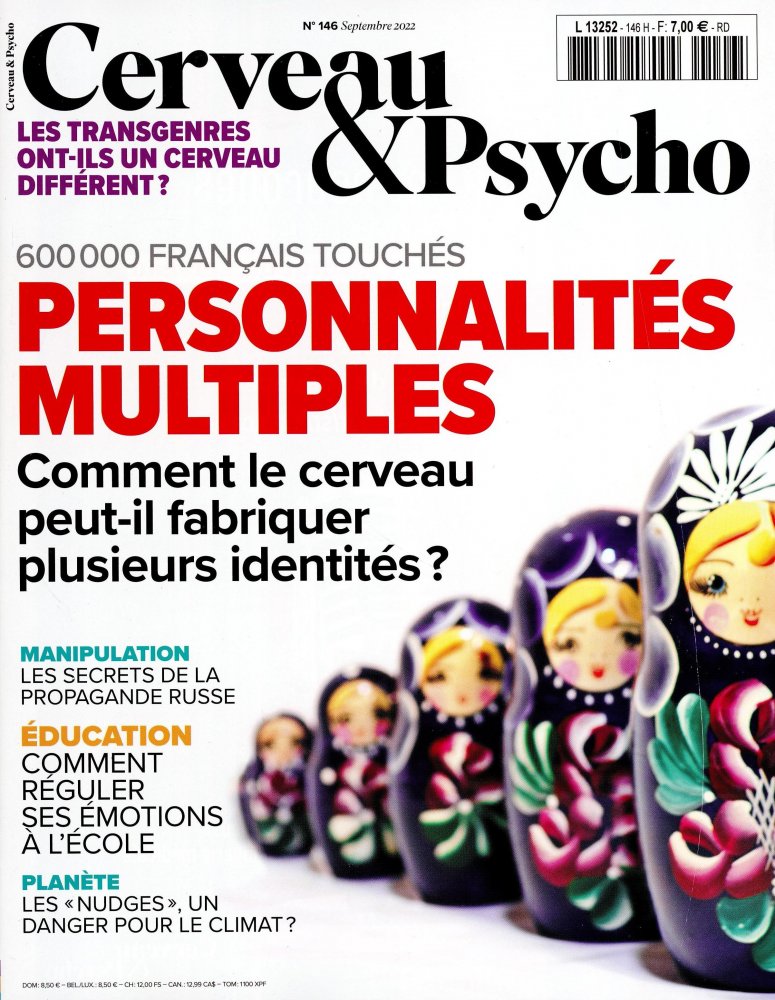 Numéro 146 magazine Cerveau & Psycho