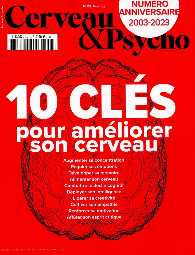 Numéro 152 magazine Cerveau & Psycho