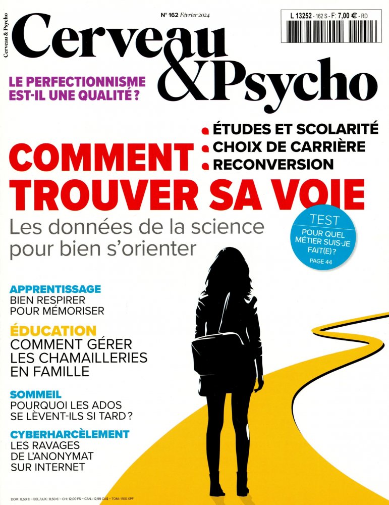 Numéro 162 magazine Cerveau & Psycho