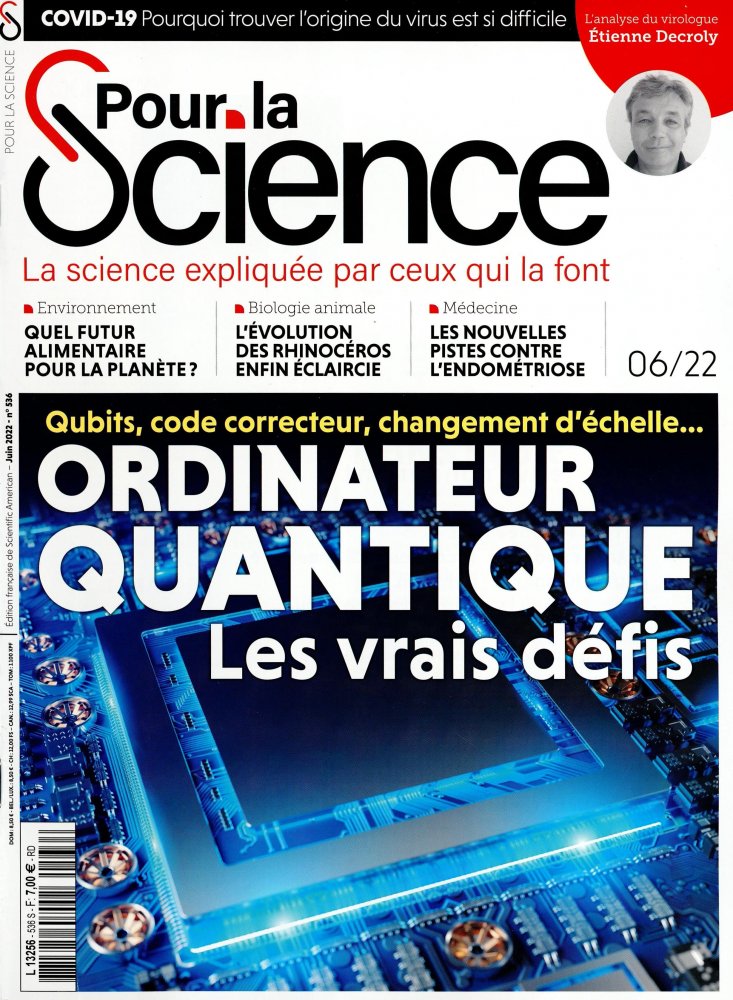 Numéro 536 magazine Pour la Science