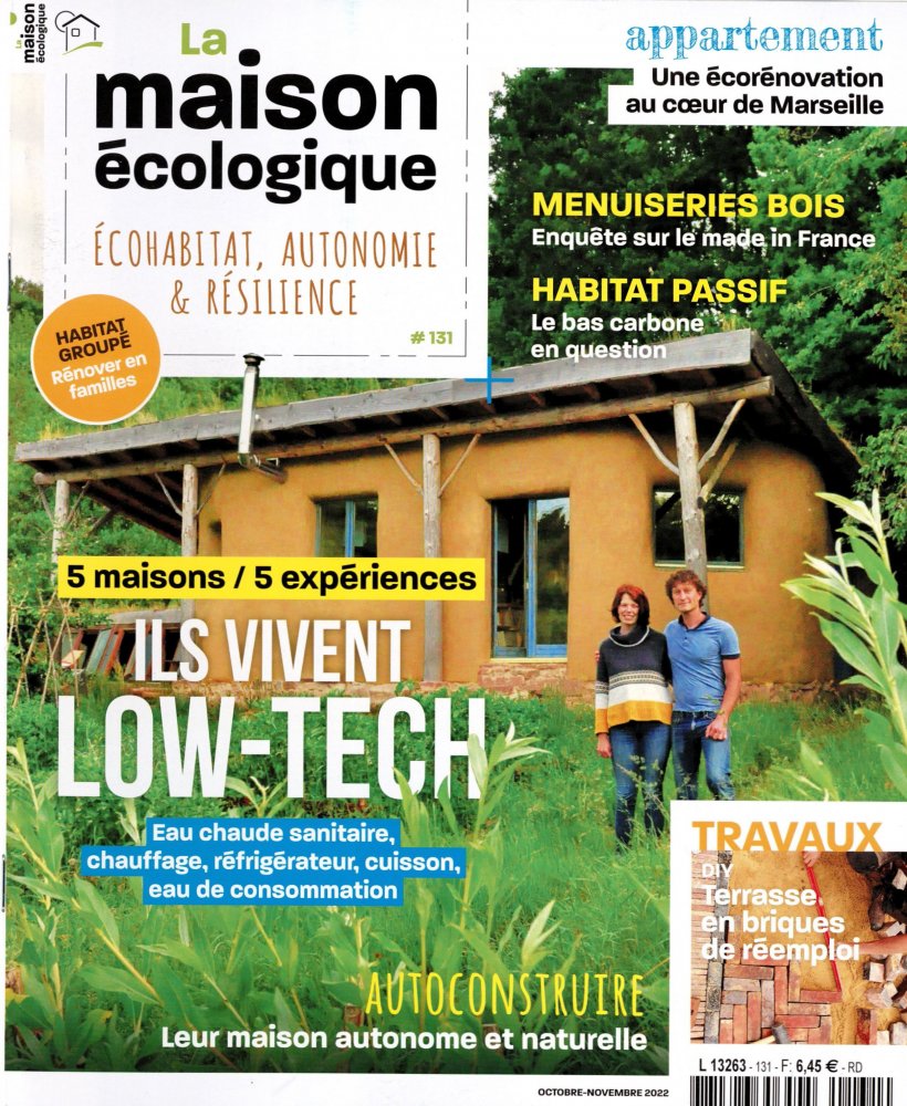 Numéro 131 magazine La Maison Ecologique