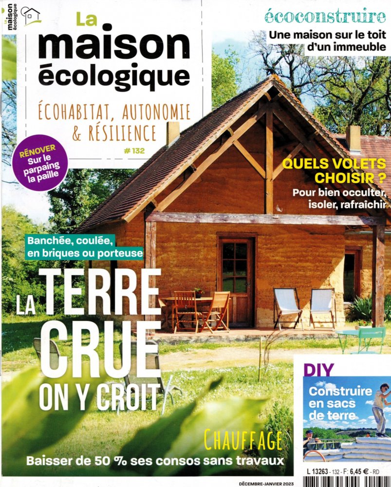 Numéro 132 magazine La Maison Ecologique