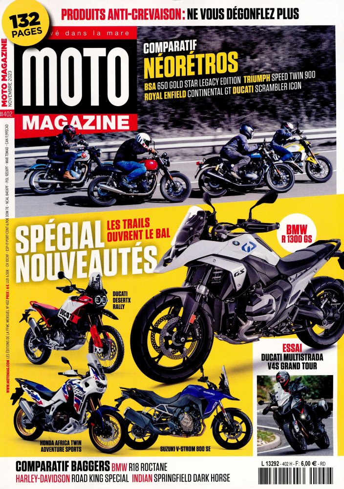 Numéro 402 magazine Moto Magazine