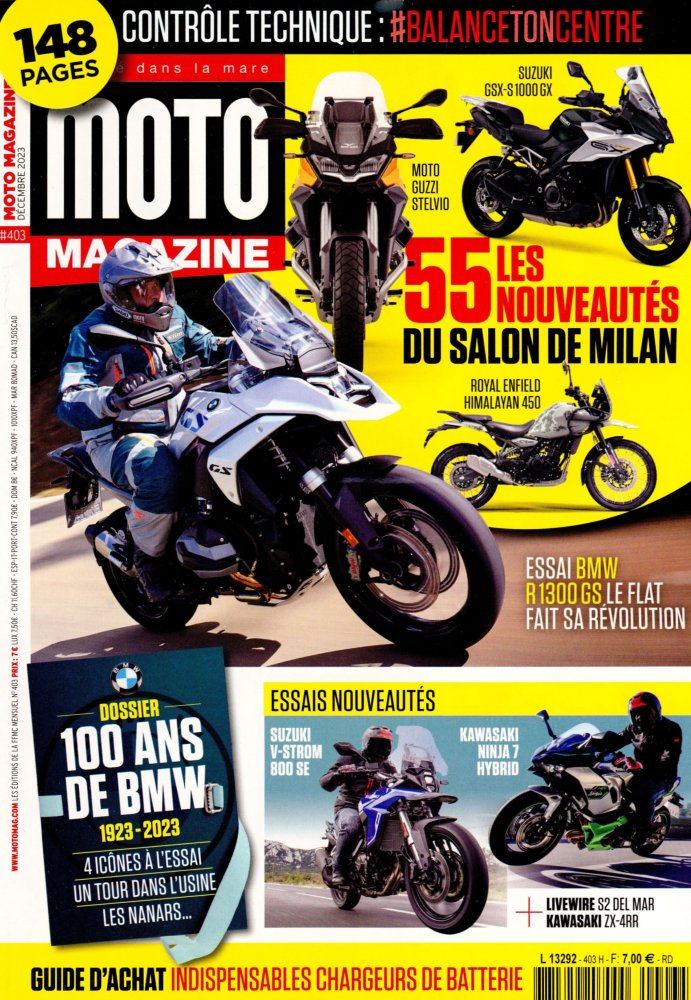 Numéro 403 magazine Moto Magazine