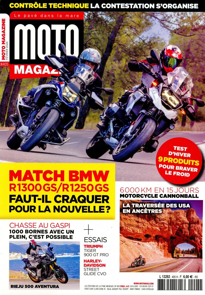 Numéro 405 magazine Moto Magazine