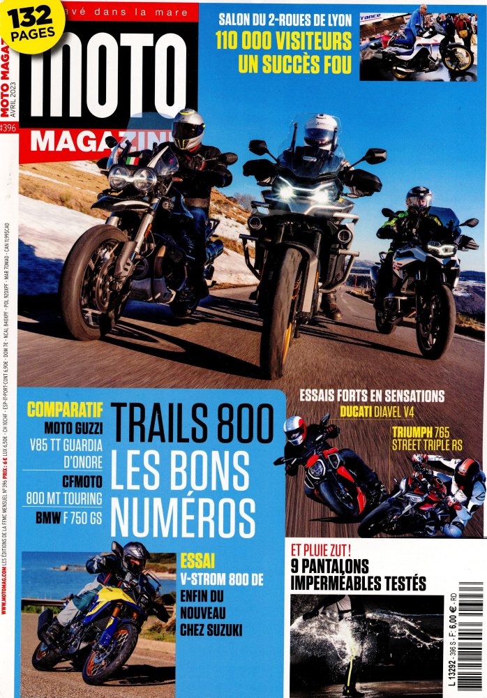 Numéro 396 magazine Moto Magazine