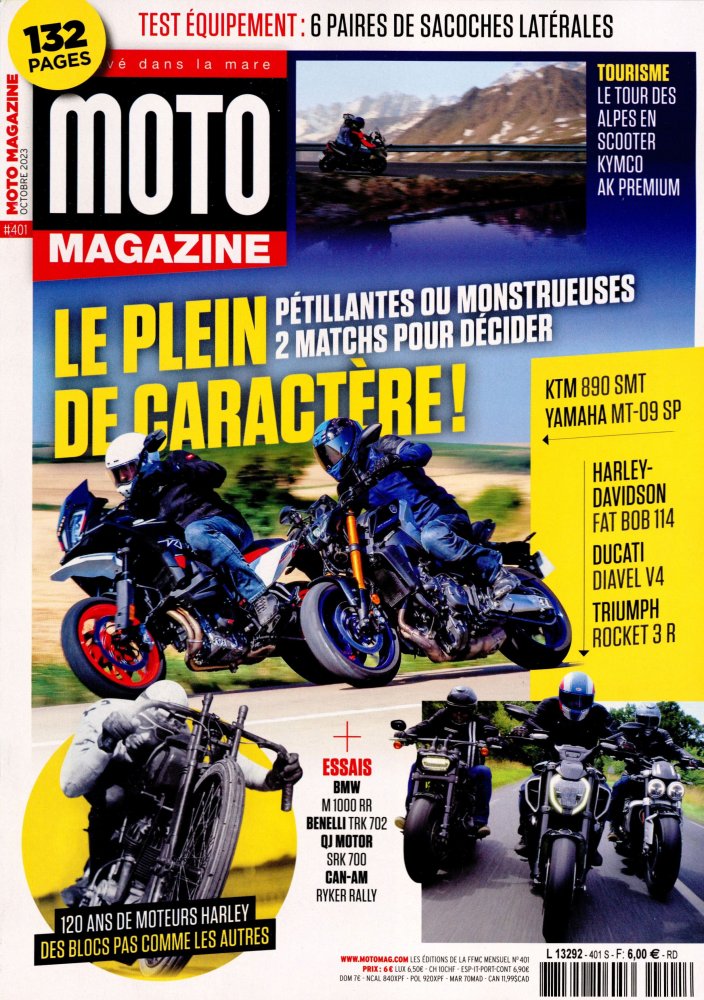 Numéro 401 magazine Moto Magazine