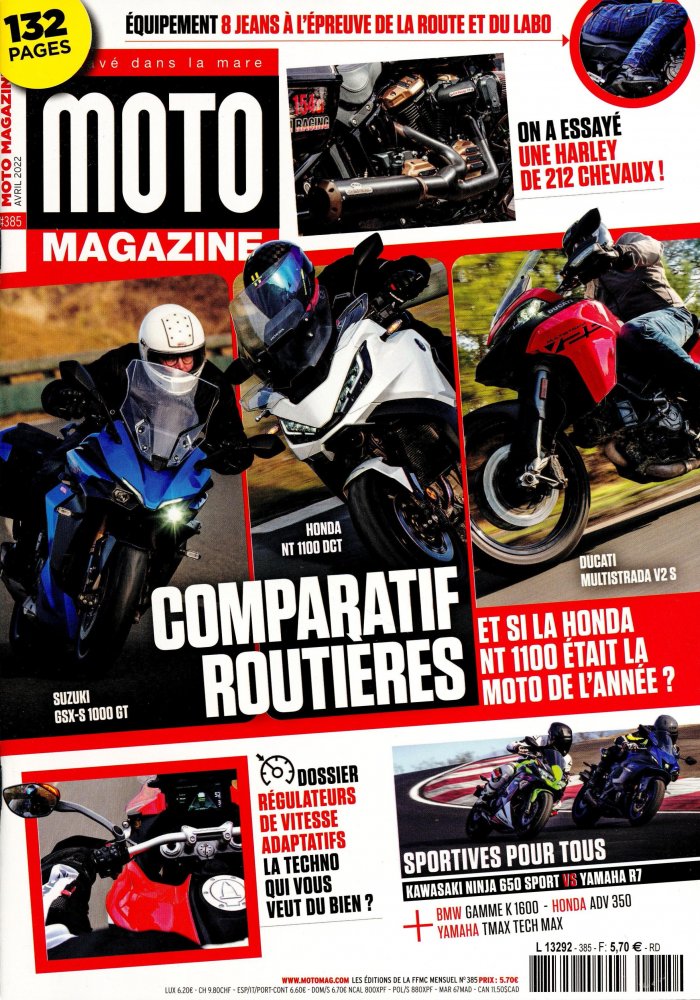 Numéro 385 magazine Moto Magazine
