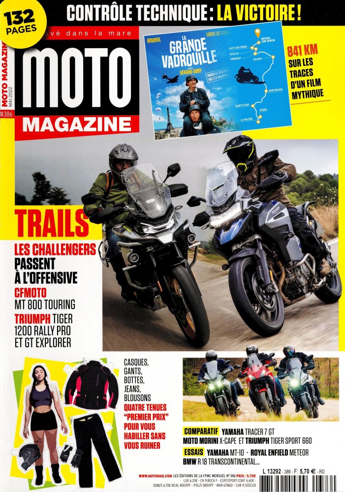 Numéro 386 magazine Moto Magazine