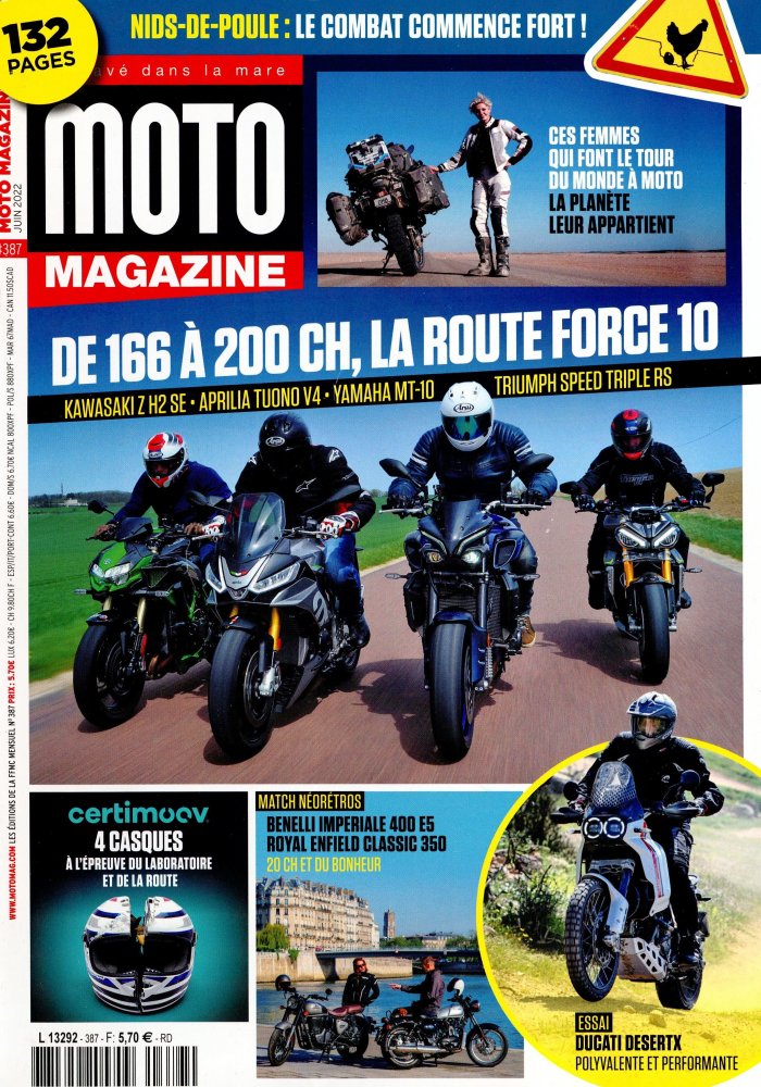 Numéro 387 magazine Moto Magazine