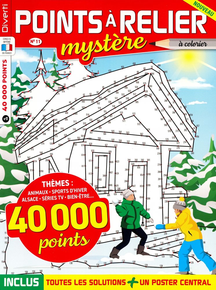 Numéro 11 magazine Diverti - Points à Relier Mystère