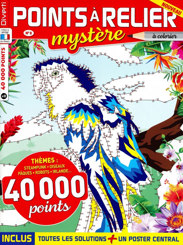 Numéro 8 magazine Diverti - Points à Relier Mystère