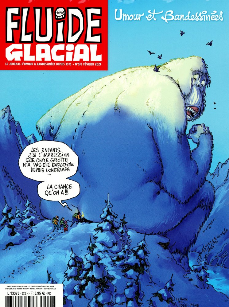 Numéro 572 magazine Fluide Glacial