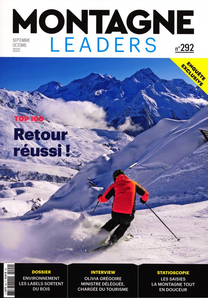 Numéro 292 magazine Montagne Leaders
