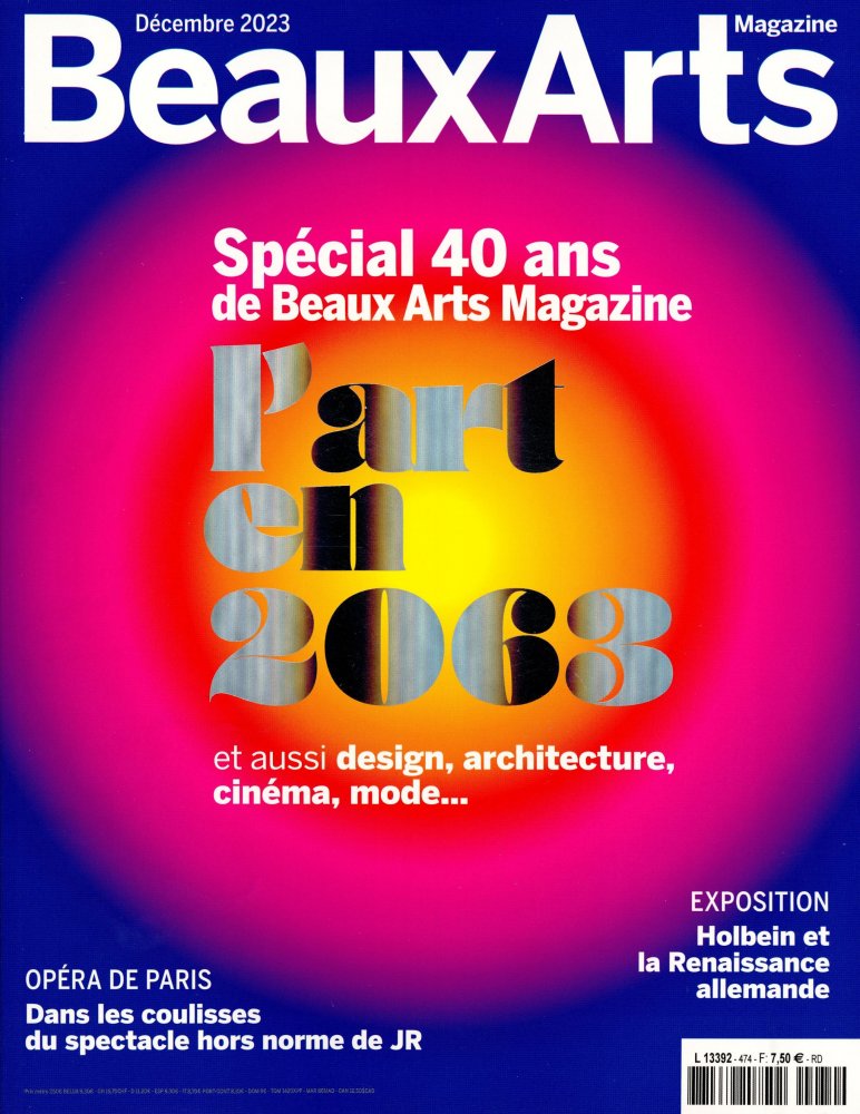 Numéro 474 magazine Beaux Arts Magazine