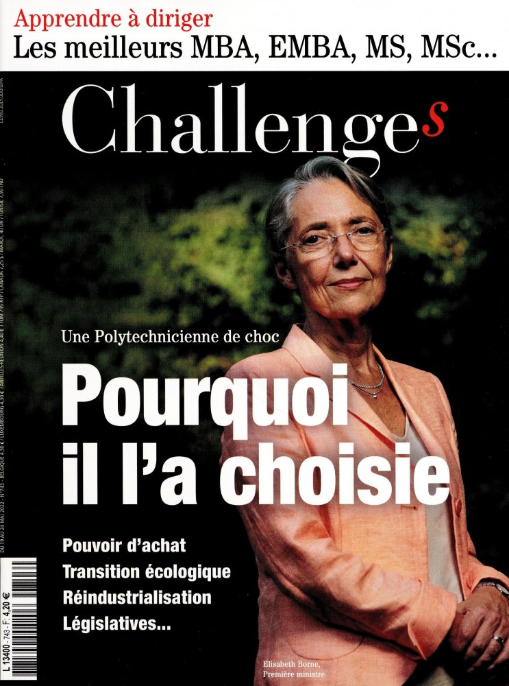 Numéro 743 magazine Challenges