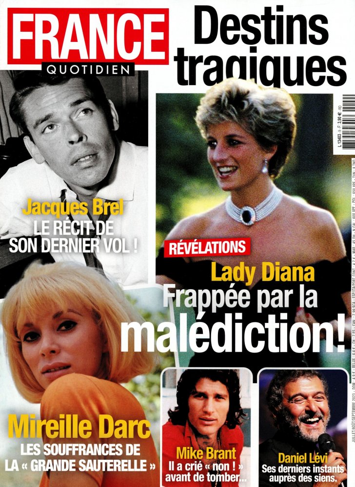 Numéro 9 magazine France Quotidien Destins Tragiques