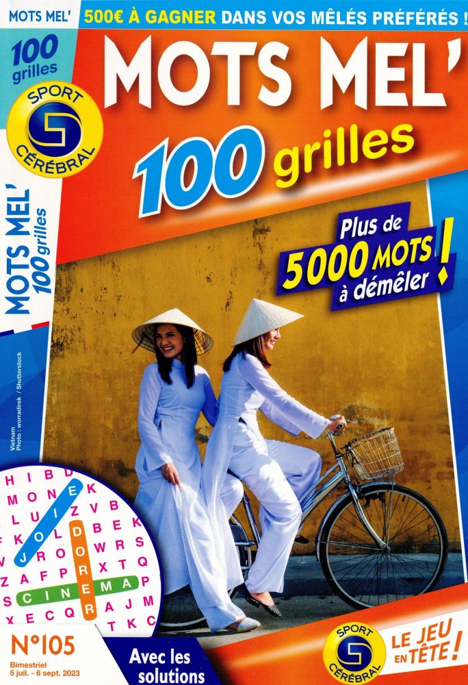 Numéro 105 magazine SC Mots Mel' 100 Grilles