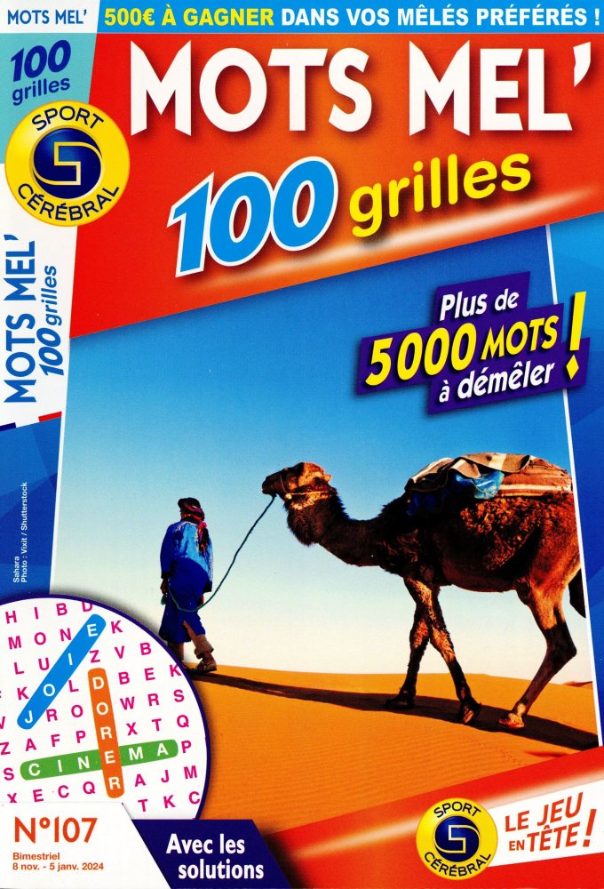 Numéro 107 magazine SC Mots Mel' 100 Grilles