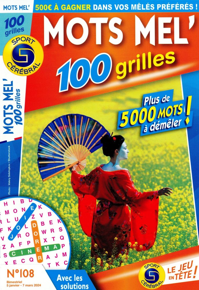 Numéro 108 magazine SC Mots Mel' 100 Grilles