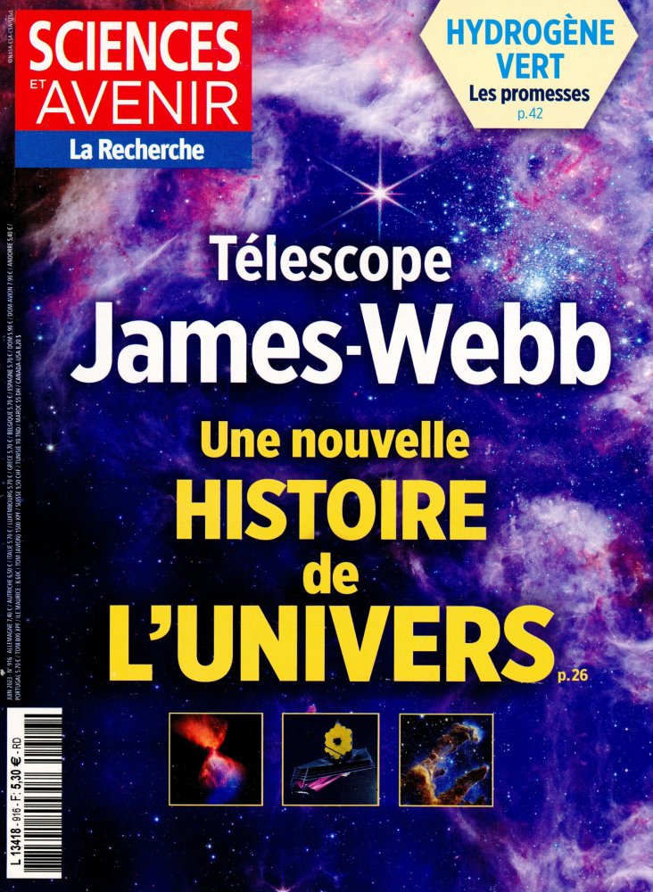 Numéro 916 magazine Sciences et Avenir