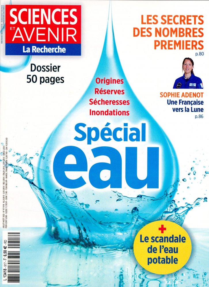 Numéro 917 magazine Sciences et Avenir